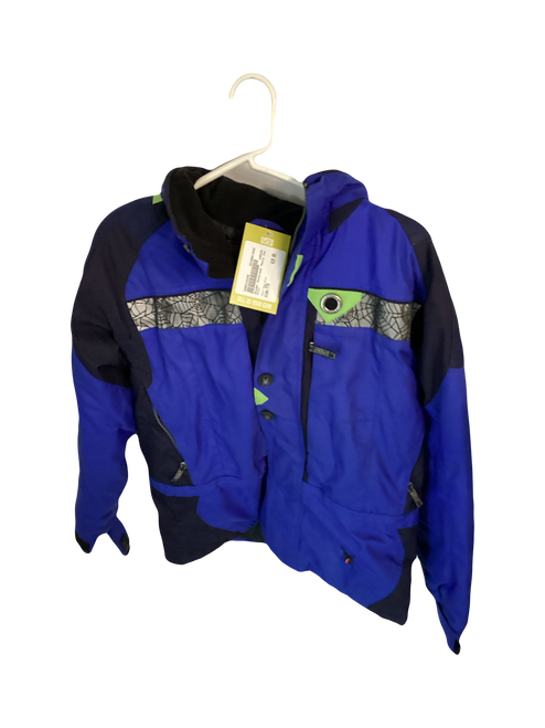 Vist Large View of Product Image Which is Used Spyder Outerwear Heavy Jacket Y Navy Blue Youth