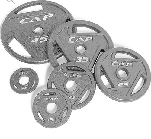 Vist Large View of Product Image Which is New CAP 5LB GRAY OLYMPIC PLATE