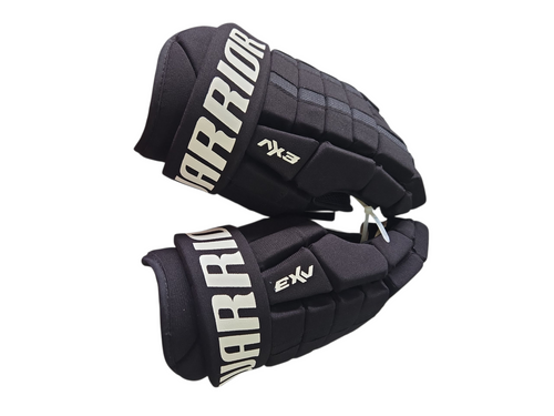 Vist Large View of Product Image Which is Used Warrior DYNASTY AX3 GLOVES Senior Gloves Black 14"