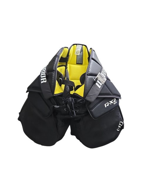 Vist Large View of Product Image Which is Used Warrior RX2 GOALIE BREEZERS Senior Goalie Pant Black SM