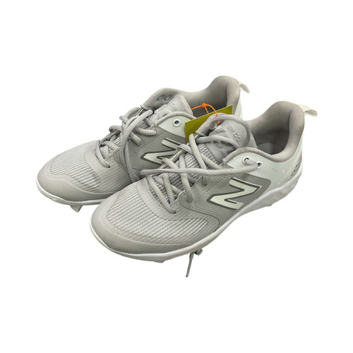 Vist Large View of Product Image Which is Used, New Balance, FRESH FORM, BB/SB, Cleats, White, Senior 5.5