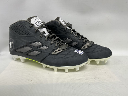Vist Large View of Product Image Which is Used Warrior LAX Cleats Mens Grey Senior 5.5