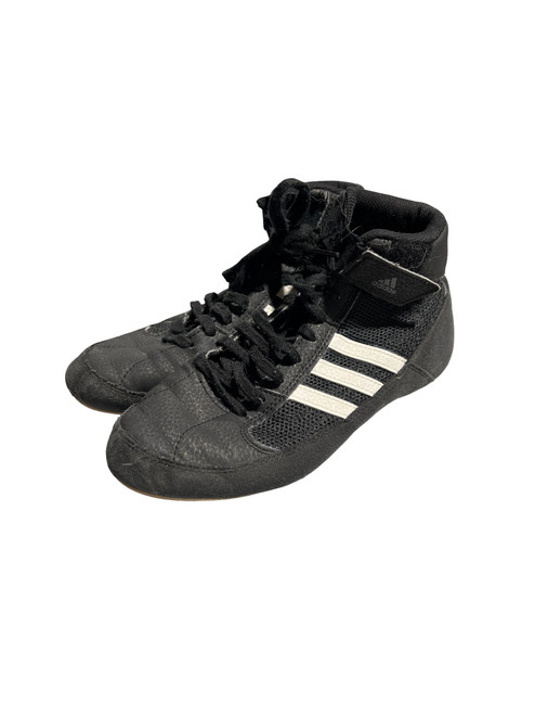 Vist Large View of Product Image Which is Used Adidas Wrestling Shoes Black Junior 04.5