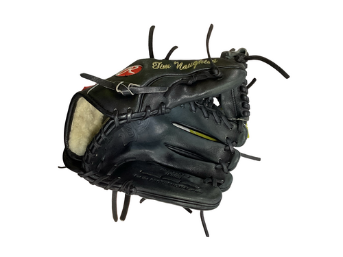 Vist Large View of Product Image Which is Used Rawlings PRO PREFFERED BB/SB Glove RH Throw Black 12"