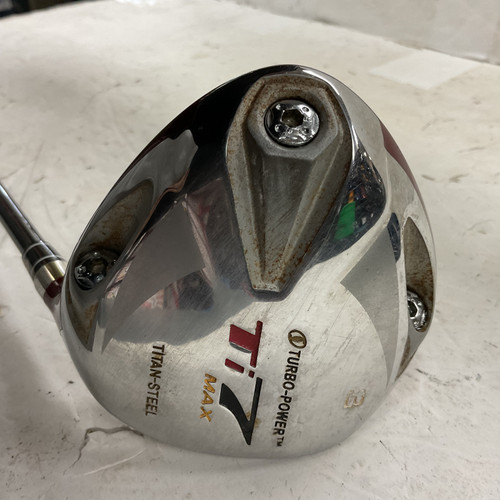 Vist Large View of Product Image Which is Used TURBO POWER TI7 MAX Mens Fairway Wood RH 3 Wood