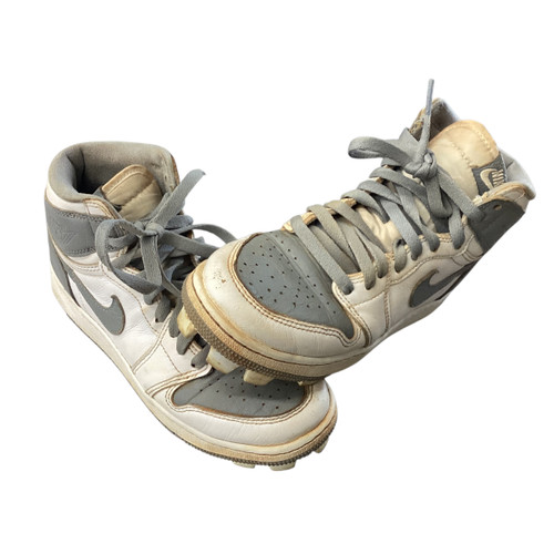 Vist Large View of Product Image Which is Used Nike AIR BASEBALL CLEATS BB/SB Cleats Grey Senior 5.5