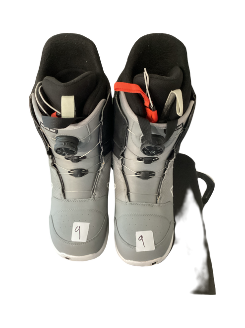 Vist Large View of Product Image Which is Used Burton HIGHLINE BOA Mens Snowboard Boots Grey Senior 9