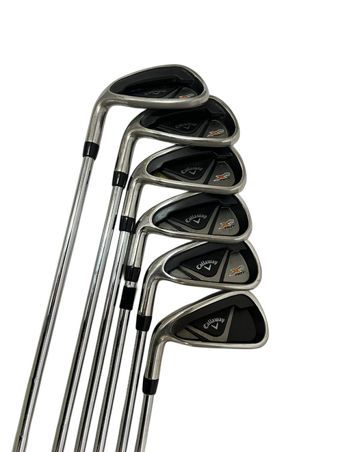 Vist Large View of Product Image Which is Used Callaway X2 Hot LH 4-PW Mens Iron Set **Missing 9 Iron**
