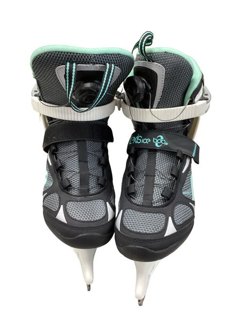 Vist Large View of Product Image Which is Used K2 ALEXIS ICE BOA Womens Softboot Skate White And Black Senior 8.5