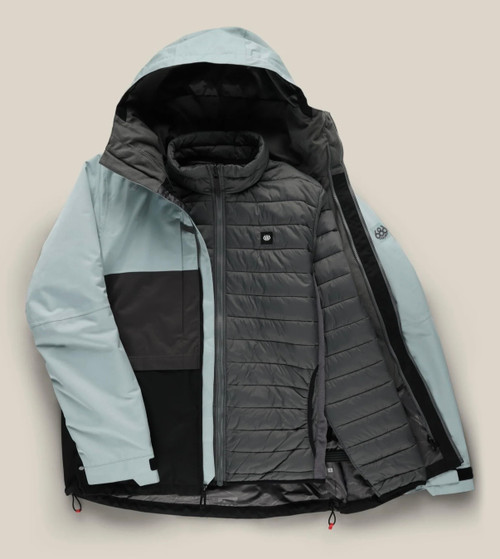 Vist Large View of Product Image Which is 686 Smarty 3 in 1 Men’s Jacket Dusty Marine Colorblock SM