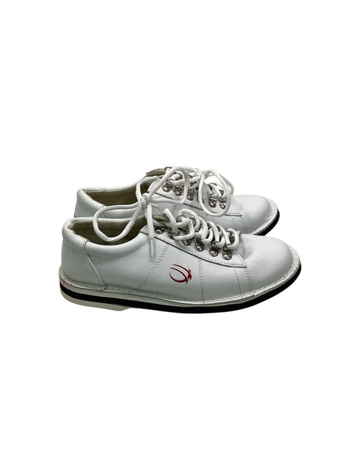 Vist Large View of Product Image Which is Used Bowling Shoes White Senior 8.5
