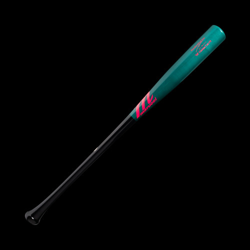 Vist Large View of Product Image Which is New Marucci Trea Turner TVT Pro Exclusive MVE4TVT-BK/OC Black/Ocean 32" Wood Baseball Bat 