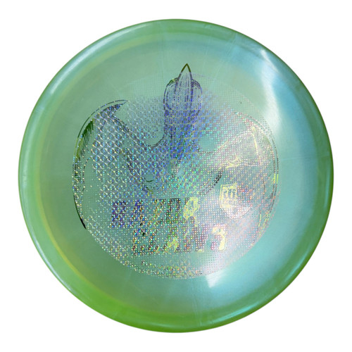 Vist Large View of Product Image Which is Used Discmania TATIC RAZOR CLAW 3 Disc Golf Mid Range Green 173g