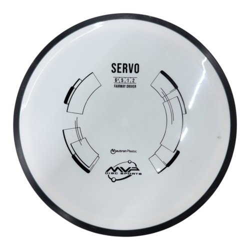 Vist Large View of Product Image Which is Used MVP NEUTRON SERVO Disc Golf Driver White 171g