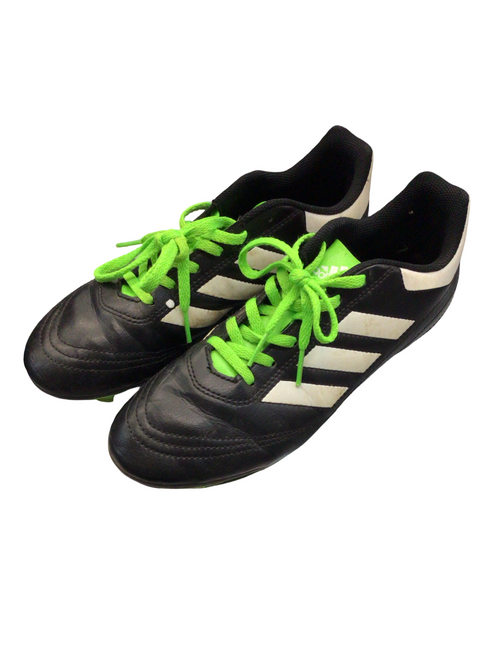 Vist Large View of Product Image Which is Used Adidas Soccer Cleats Green Senior 6