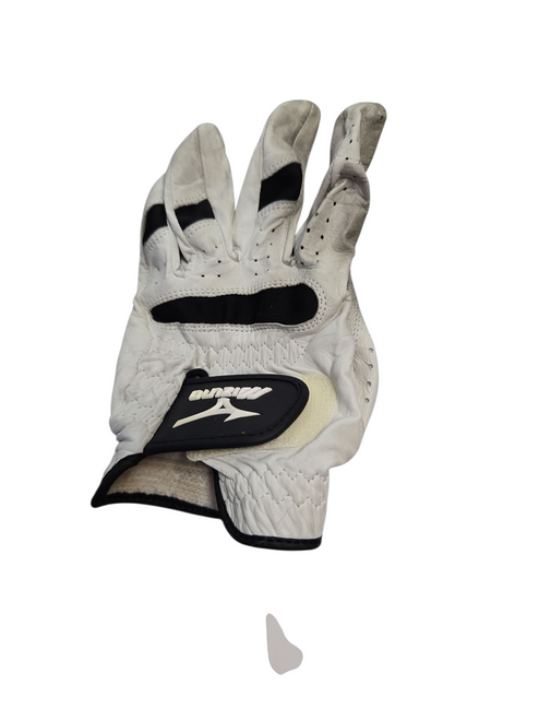Vist Large View of Product Image Which is Used Mizuno Mens Golf Glove White SM
