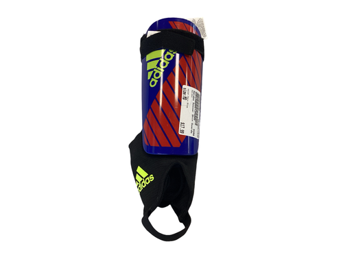 Vist Large View of Product Image Which is Used Adidas Soccer Shin Guards Junior Navy Blue MD