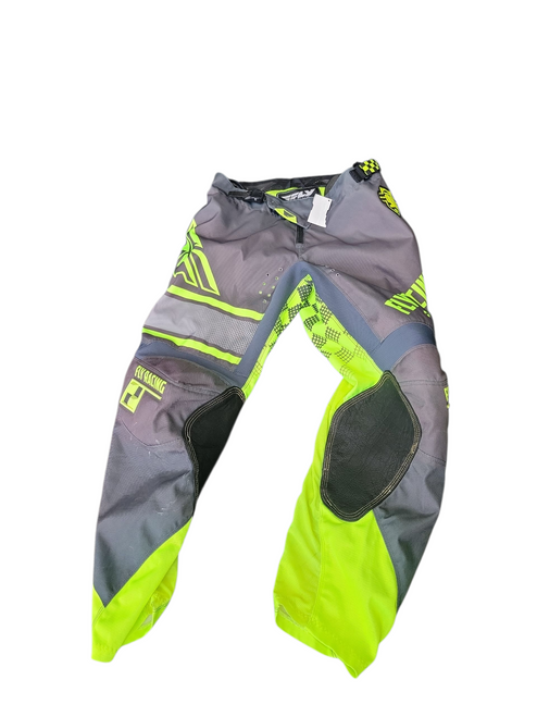 Vist Large View of Product Image Which is Used FLY RACING SZ 34 PANTS Adult Bottom Grey Senior