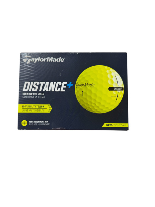 Vist Large View of Product Image Which is Used Taylormade DISTANCE+ 12 Pack - Golf Balls