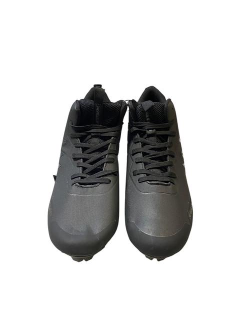 Vist Large View of Product Image Which is Used Rawlings BLACK CLEAT BB/SB Cleats Black Senior 10.5
