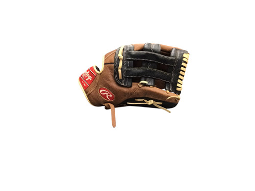 Vist Large View of Product Image Which is Used Rawlings 12.75 GLOVE BB/SB Glove RH Throw Brown 12 3/4"
