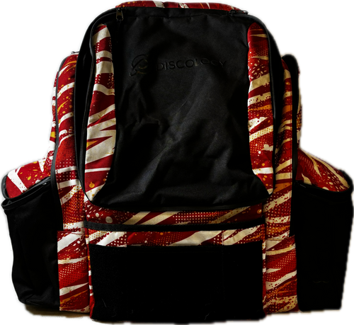 Vist Large View of Product Image Which is Used Disc Golf Bag Red