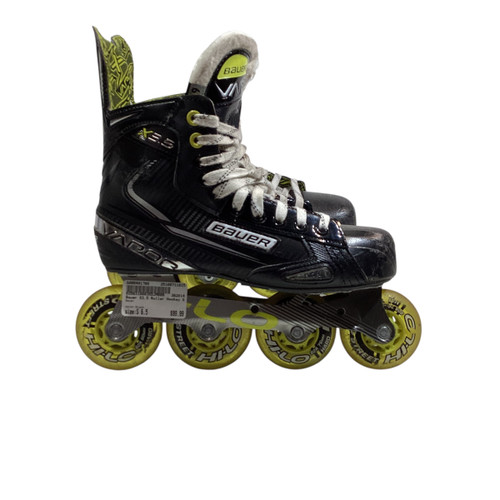Vist Large View of Product Image Which is Used Bauer Roller Hockey Skates Black Senior 6.5
