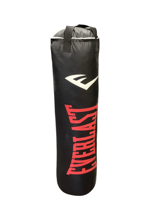 Vist Large View of Product Image Which is Used Everlast 100 LB HEAVY BAG Boxing Heavy Bag Black 100 lb