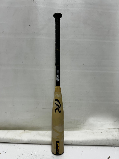 Vist Large View of Product Image Which is Used Rawlings ICON BB/SB USA 2 5/8 Bat 28"