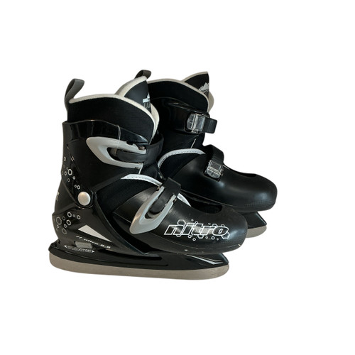 Vist Large View of Product Image Which is Used ADJ 1-4 NITRO SKATES Boys Softboot Skate Black Adjustable