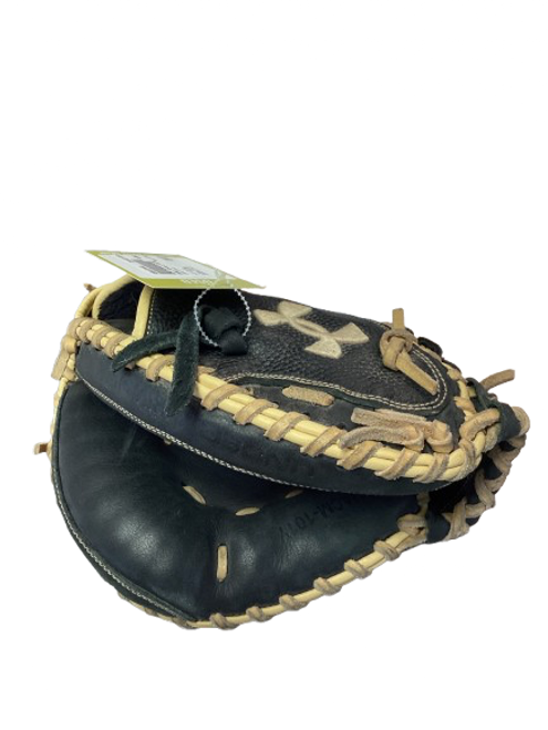 Vist Large View of Product Image Which is Used Under Armour GLOVE BB/SB Catchers RH Throw Black 29"