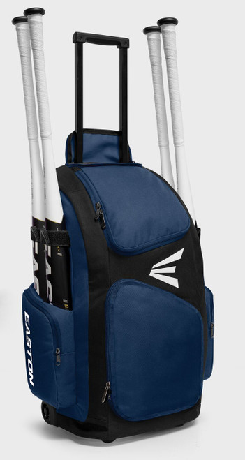 Vist Large View of Product Image Which is Easton Traveler Stand Up Wheeled Bag - Navy