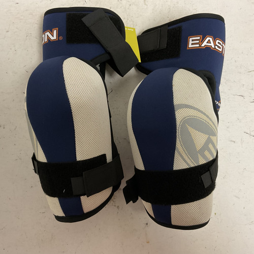 Vist Large View of Product Image Which is Used Easton SYNERGY 300 Senior Elbow Pads Navy And White LG