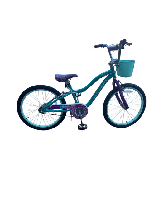 Used Schwinn ELM Cruiser Bike Girls Teal 20" 11885-S000190307 Vist Large View of Product Image Which is Used Schwinn ELM Cruiser Bike Girls Teal 20"