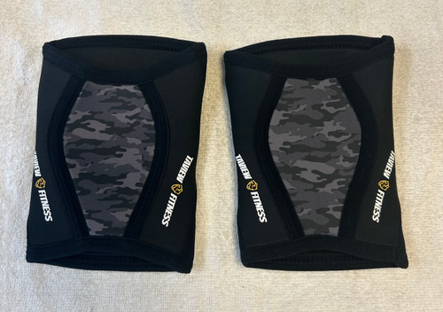 Vist Large View of Product Image Which is TAVIEW KNEE COMPRESSION SLEEVES FOR SQUATS