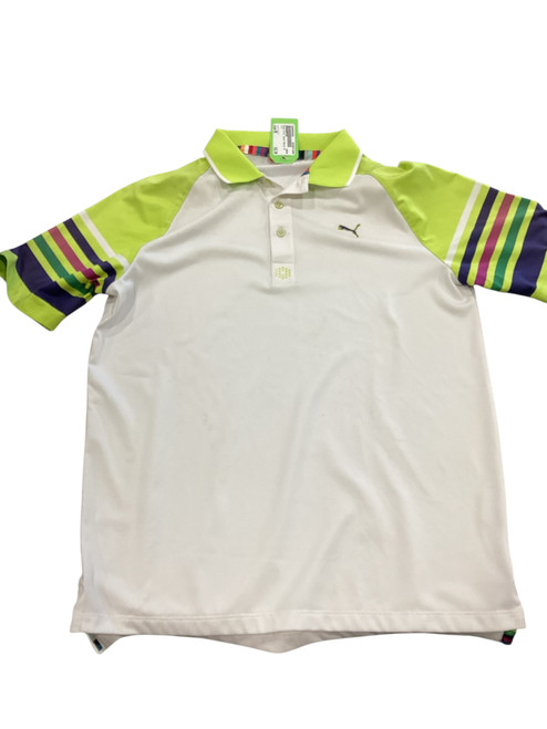 Vist Large View of Product Image Which is Used Puma S.S. Golf Shirt W White MD