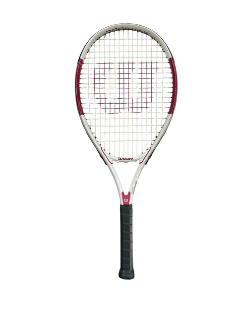 Used Wilson INTRIGUE RACQUET Womens Tennis Racquet White 4 1/4" Vist Large View of Product Image Which is Used Wilson INTRIGUE RACQUET Womens Tennis Racquet White 4 1/4"