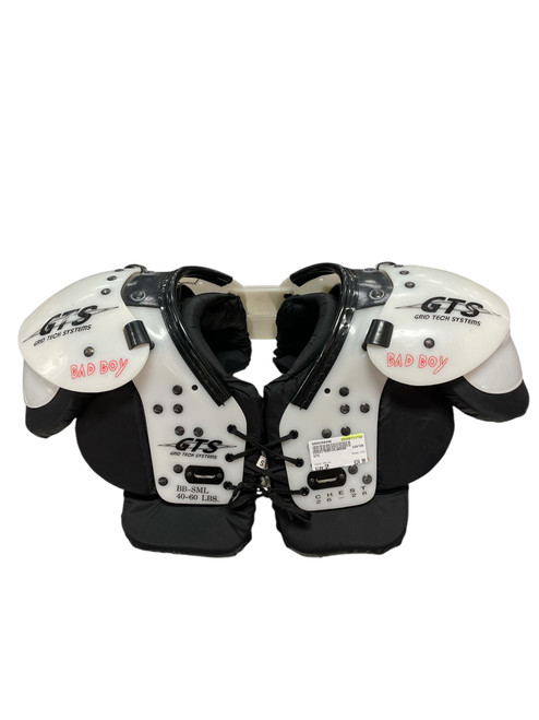 Vist Large View of Product Image Which is Used GTS FB Shoulder Pads White SM