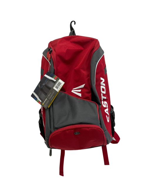 Vist Large View of Product Image Which is New Easton Game Ready BB/SB Player Backpack Red