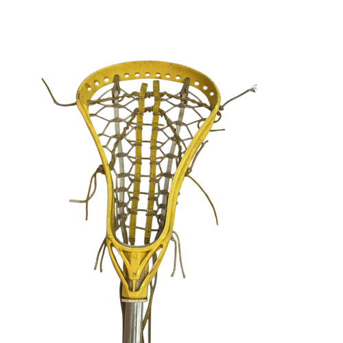Vist Large View of Product Image Which is Used Warrior WOMENS LAX STICK Wmn Atk/Mid Complete Stick Yellow