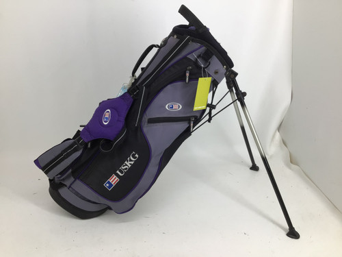 Vist Large View of Product Image Which is Used US Kids UL-54 4 WAY STAND BAG Jr Stand Bag Purple