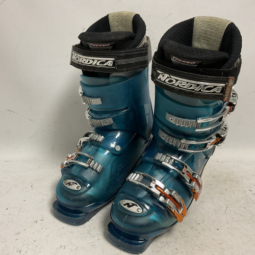 Used Nordica BEAST 12 Mens DH Ski Boot Teal 250 MP - M07 - W08 11855-S000192534 Vist Large View of Product Image Which is Used Nordica BEAST 12 Mens DH Ski Boot Teal 250 MP - M07 - W08