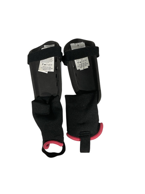 Vist Large View of Product Image Which is Used Dsg Soccer Shin Guards Youth White SM
