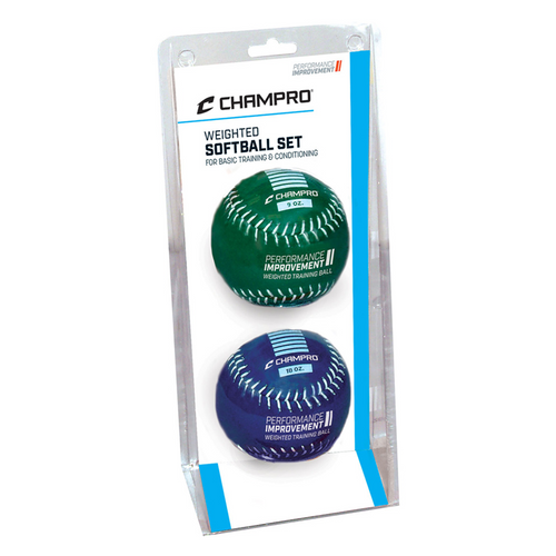 Vist Large View of Product Image Which is Champro Weighted Training Softball Set 2-Pack #CSB7BS