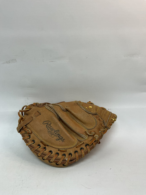 Vist Large View of Product Image Which is Used Rawlings CATCHERS GLOVE BB/SB Catchers LH Throw Brown 31"