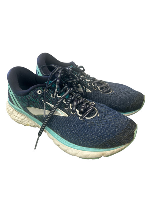 Vist Large View of Product Image Which is Used Brooks 1202771B493 Running/X-Train Shoes W Navy Blue Senior 9