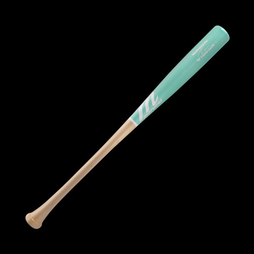 Vist Large View of Product Image Which is New Marucci Trea Turner TVT Youth Pro Exclusive MYVE4TVT-N/MT Natural/Mint Wood Baseball Bat 30" 