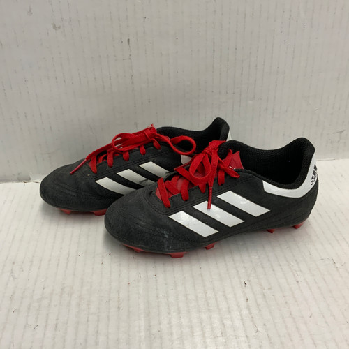 Vist Large View of Product Image Which is Used Adidas Soccer Cleats Black Youth 13.5