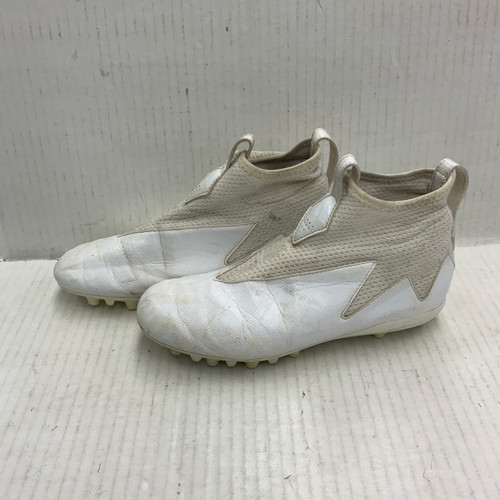 Vist Large View of Product Image Which is Used Adidas Jr FB Cleats White Junior 05