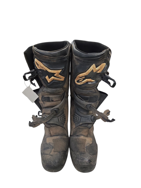 Vist Large View of Product Image Which is Used Alpine Stars TECH 3 BOOTS Mens Boots Black Senior 13